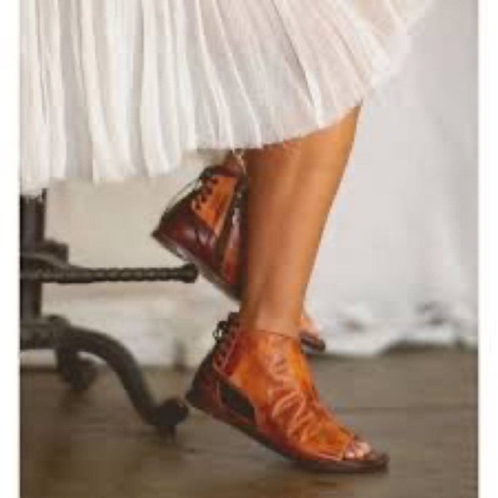 BED|STU Zoraida Sandals pecan almond NWT